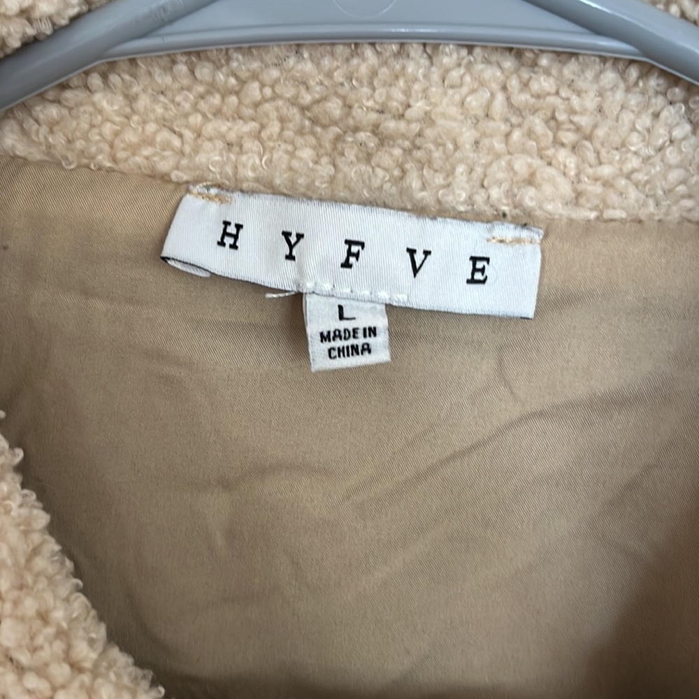 Hyfve women’s flannel jacket. Size large - Picture 2 of 5